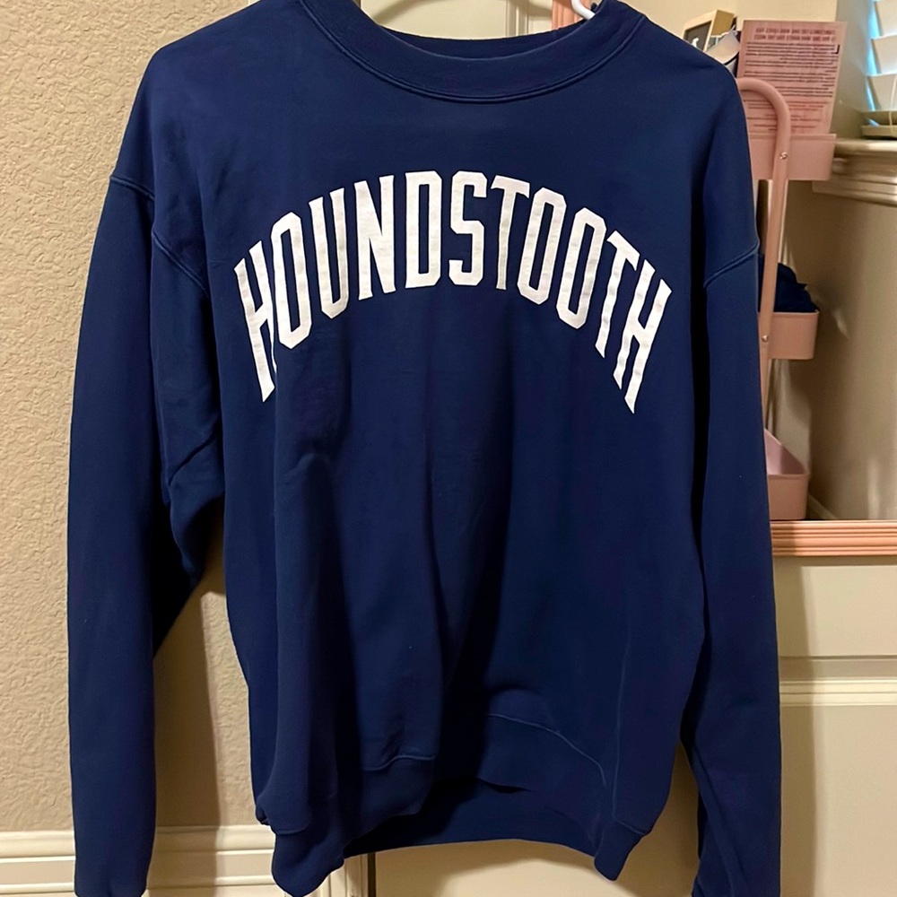Small navy blue cotton Haynes sweatshirt